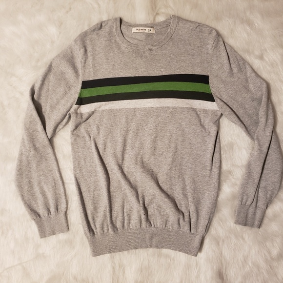 Old Navy Basic Gray & Blue Sweater Bundle Medium - Picture 3 of 8